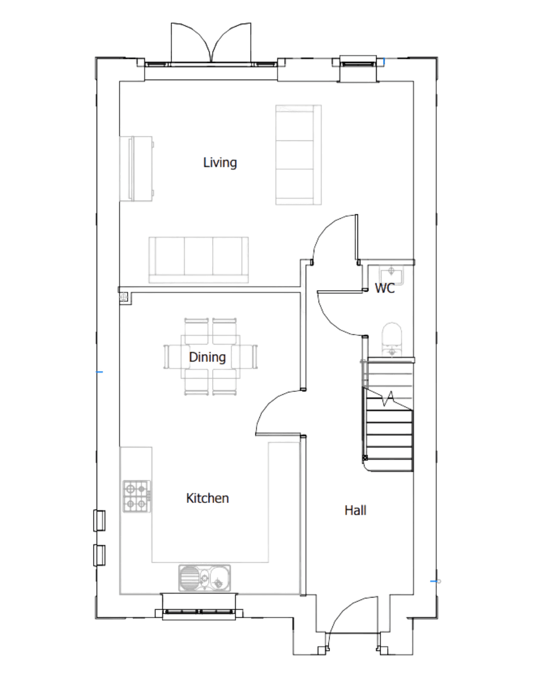 The Emily Ground Floor Plan