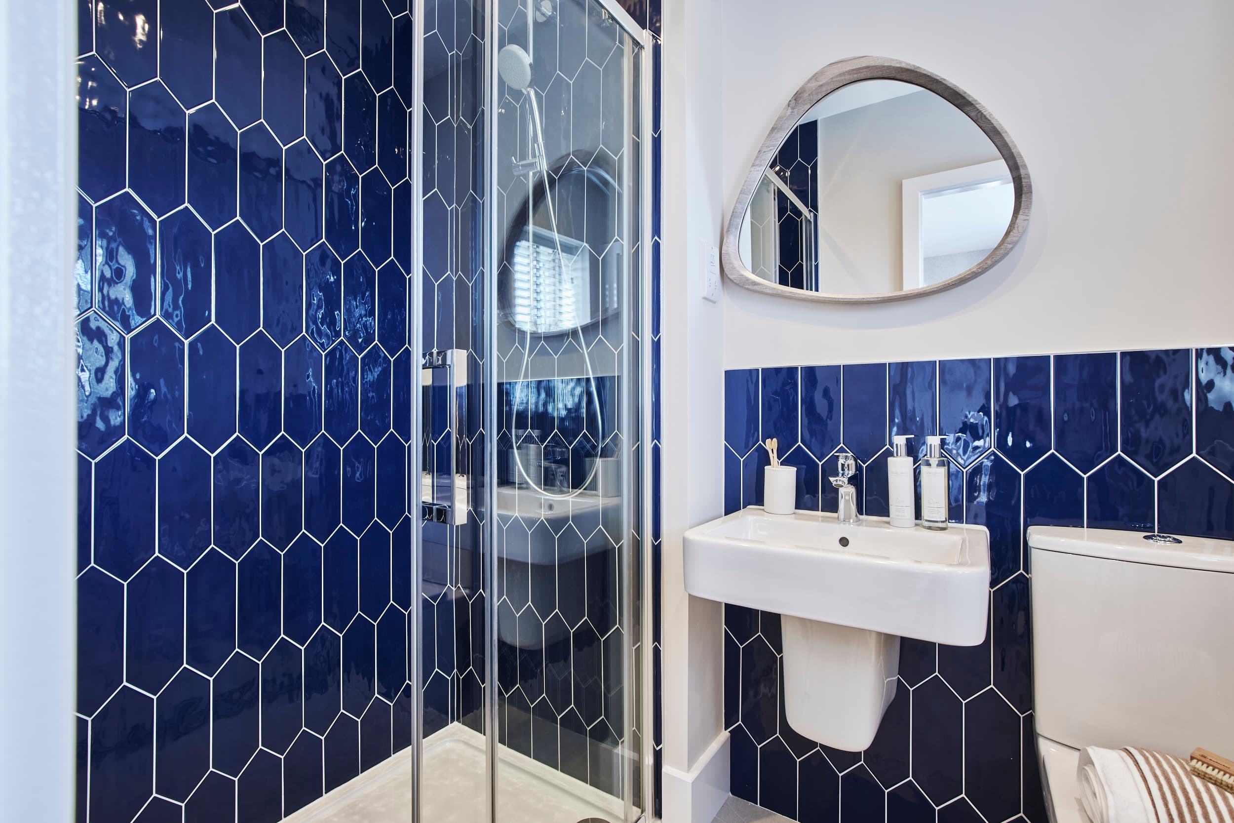 Cast Tiling available in four subtle or bold colours